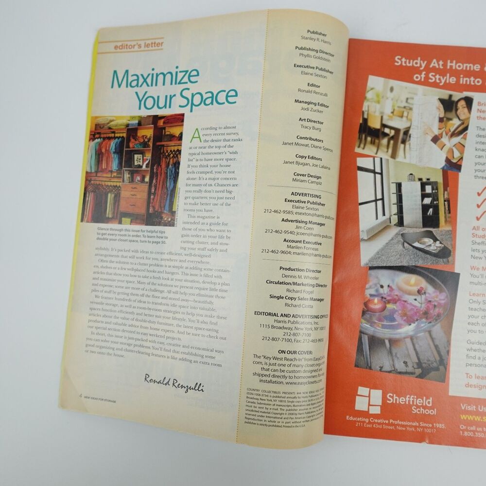 Storage Magazine 2008 Home Organization Declutter Decor - Picture 2 of 10